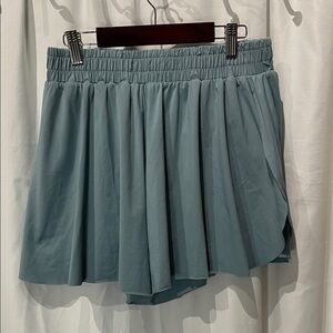 Love Tree Slate Blue Athletic Shorts  with Built in Spandex Shorts